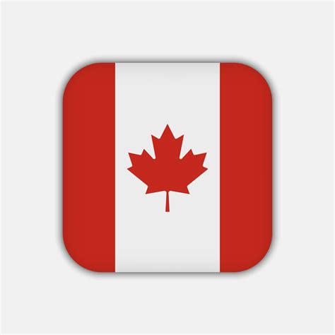 Canada flag, official colors. Vector illustration. 10794272 Vector Art ...