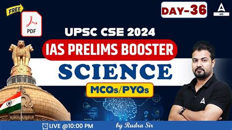 Science Mcqs Pyqs For Upsc Cse Science Lectures Upsc Cse By