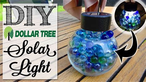 DIY Dollar Tree Solar Light YouTube