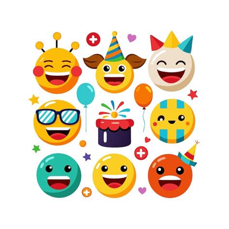 Emoji Geburtstag Vektoren Und Illustrationen Zum Kostenlosen Download