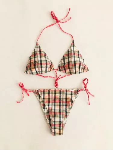 Intimissimi Calzedonia Sexy Bikini De Cuadros Original Meses Sin