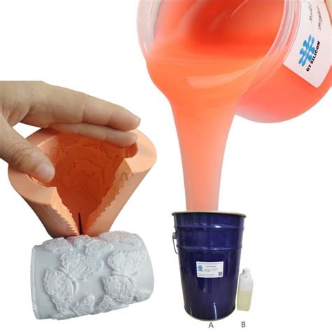 Liquid RTV Silicone Rubber For Mold Making Plaster Cement Concrete