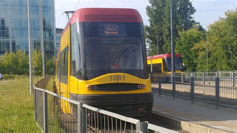 Przejazd Linia 17 Pesa Swing 120Na 3201 Tramwaje Warszawskie