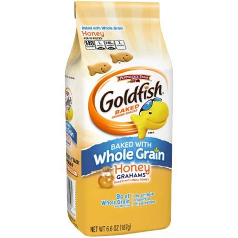 Goldfish Whole Grain Honey Grahams, 6.6 oz - Kroger