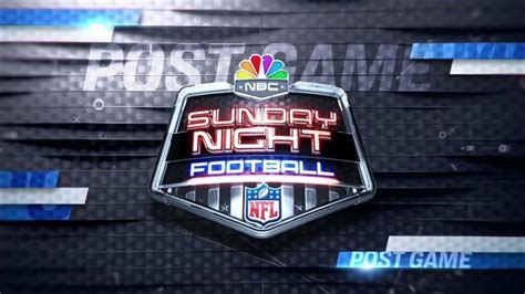 Sunday Night Football On Nbc Theme Next Game Preview Variation 2018