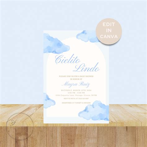 Cielito Lindo Baby Shower Invite Cielito Lindo Invitation Cielito Lindo