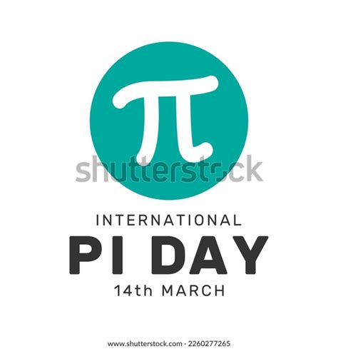 Vector Illustration Pi Day Pi Day Stock Vector Royalty Free