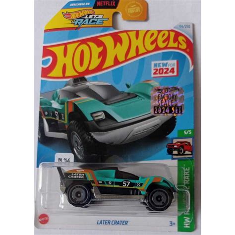 Hot Wheels Later Crater Green HW Reverse Rake New For Hotwheels Lets Race Nefflix Factory