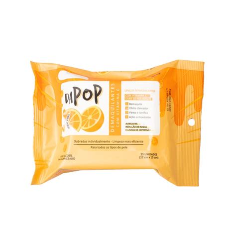 Lenço Demaquilante Vitamina C Dapop DP2020 Bem Mulher