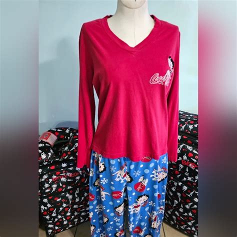 Betty Boop Intimates Sleepwear Betty Boop Pajamas Piece Set