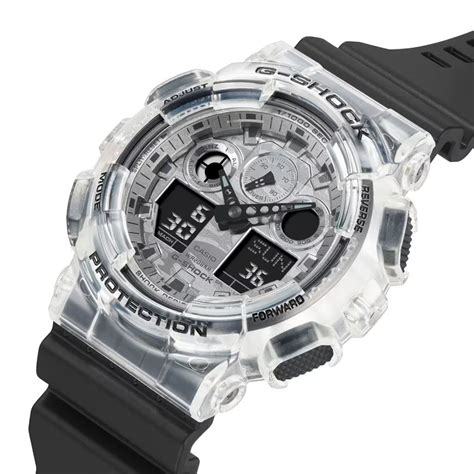 Ripley Reloj G Shock Resina Gris Oscuro Transparente Ga Skv A