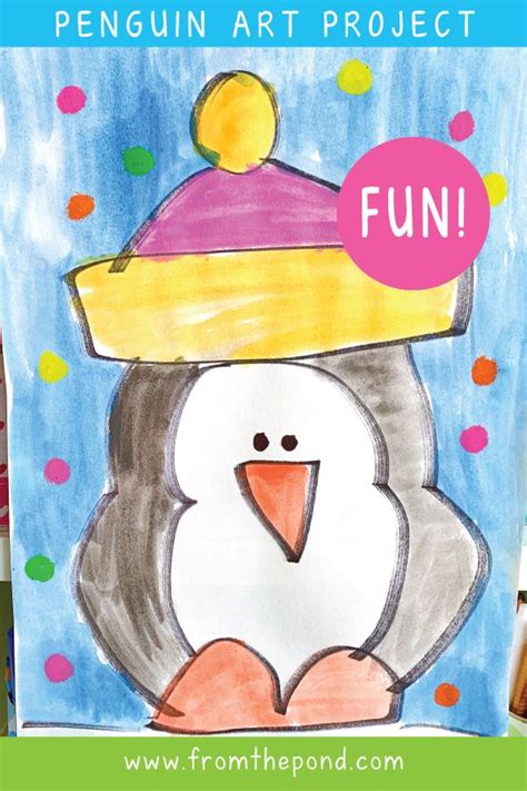 Penguin Art Project | Kindergarden art, Penguin art, Winter art lesson