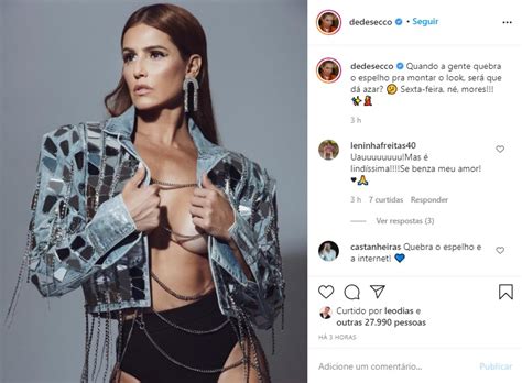 Deborah Secco dispensa sutiã e quase mostra demais em clique picante