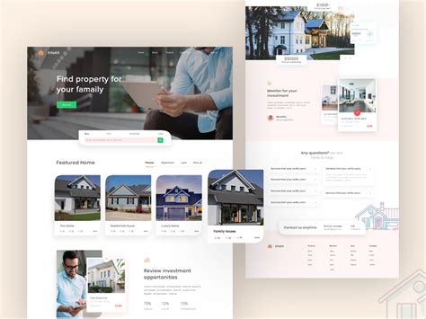 Real Estate Landing Page By Nabil Mahmud On Dribbble