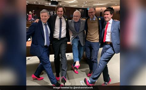 Male Politicians In Canada Parade Around In Pink Heels Video Draws