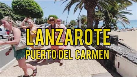 Puerto Del Carmen Old Town Walk Through Travel Vlog YouTube