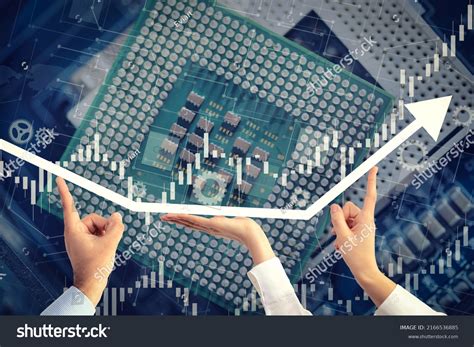 Global Shortage Crisis Semiconductors Processors Stock Photo 2166536885