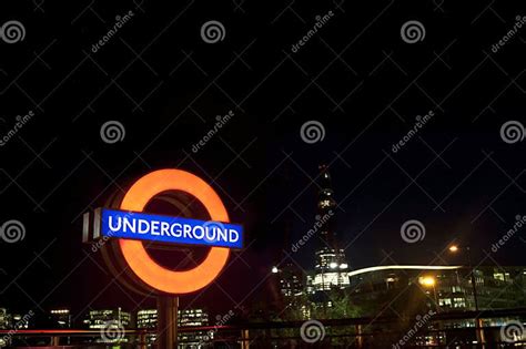 London Tube Sign Editorial Stock Photo Image Of Sign 25281253