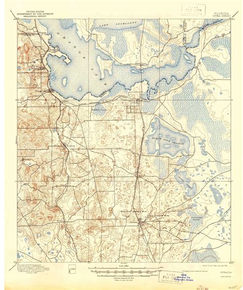 Map Of Citra Florida | Draw A Topographic Map