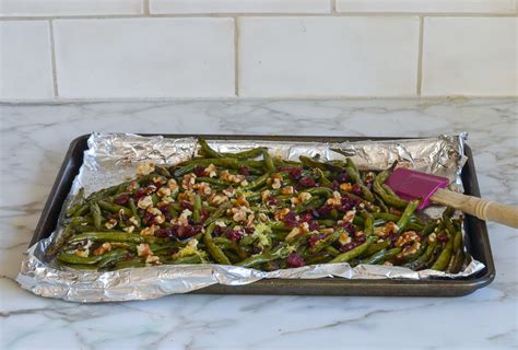 Roasted Green Beans With Cranberries And Walnuts Once Upon A Chef