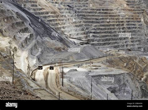 Kennecott Copper Gold And Silver Mine Operation Outside Salt Lake