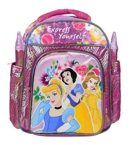 Kit Mochila Lonchera Lapicera Primaria Ni A Princesas Disney En Venta