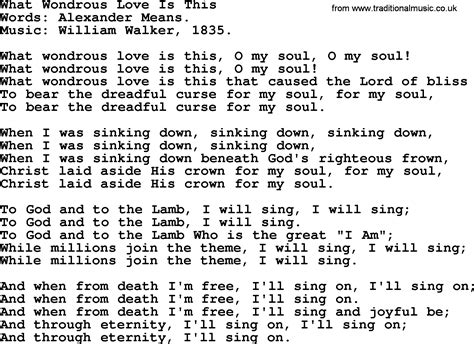 Most Popular Church Hymns And Songs What Wondrous Love Is This