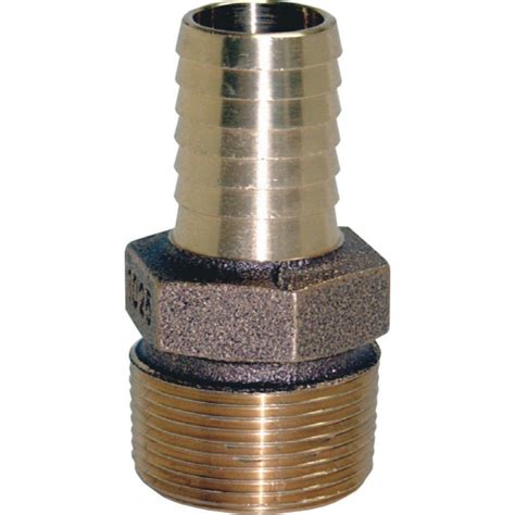 Everbilt 1 14 In Mpt X 1 In Barb Brass Reducing Adapter Fitting Ebmra1251nl The Home Depot