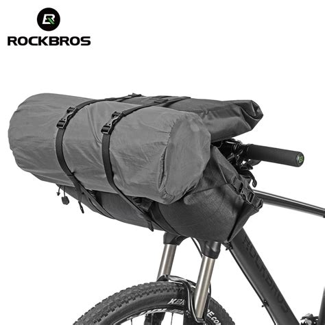 Rockbros 14l Bicycle Bags Waterproof Reflective Mtb Road Bike Handlebar