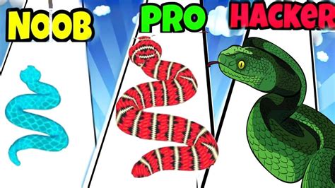 Noob Vs Pro Vs Hacker Snake 🐍 Run Race With Oggy And Jack Youtube