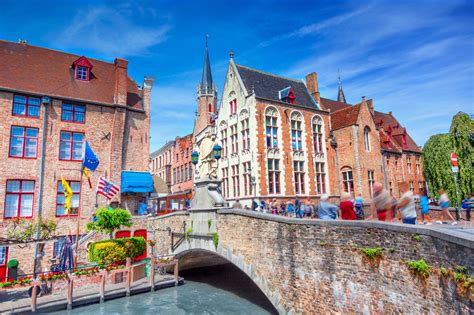 Bruges Canal, Belgium jigsaw puzzle in Bridges puzzles on TheJigsawPuzzles.com