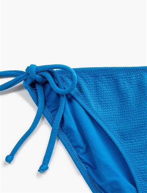 Lacivert Kad N Ba Lama Detayl Bikini Alt Sak Bm Koton