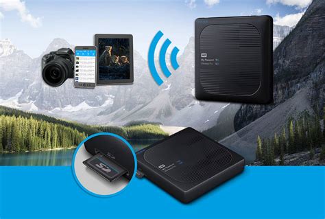 Wd My Passport Wireless Pro Wifi H Rddisk Tb Svart Usb Usb