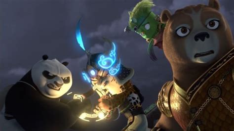 Pin Di Vili Ohra Aho Su Kung Fu Panda Dragon Knight Po And Luthera