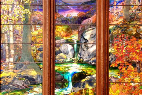 Tiffany Glass Window At Metropolitan Museum Of Art New Yo Flickr