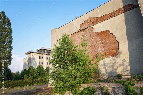 Ruins of abandoned buildings in 1986. Soviet architecture in Chernobyl ...