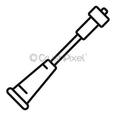 Transfusion Catheter Icon Outline Style Stock Vector 4629277