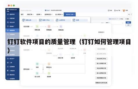 钉钉软件项目的质量管理（钉钉如何管理项目） 项目管理软件 钉钉智能财务管理