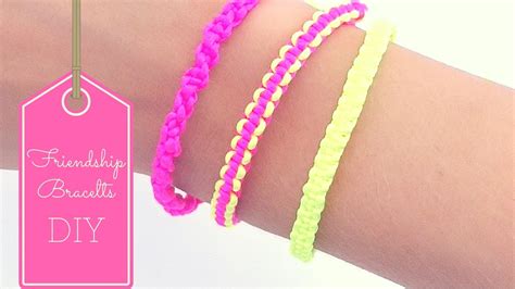 Friendship Bracelets Tutorial Easy