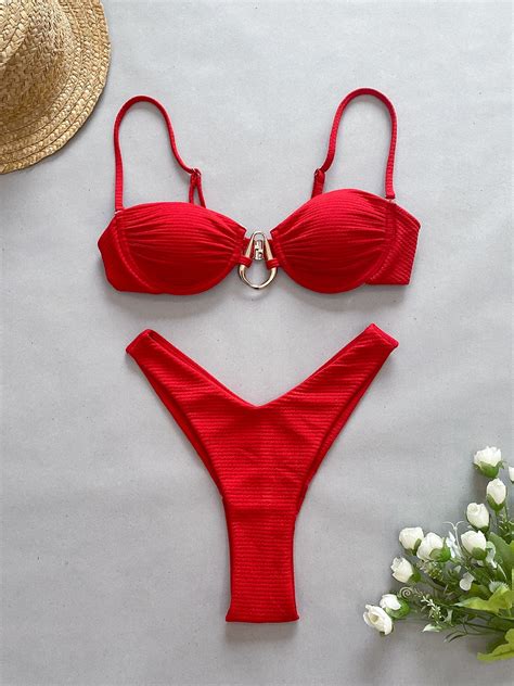 HHH New Bikini Sexy Bikini High Waist Split Women S Swimsuit Female Walmart