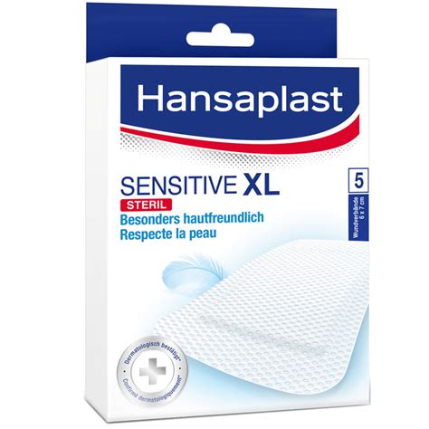 Hansaplast Sensitive Xl Pflaster 6 X 7 Cm Shop