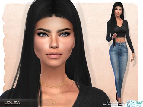 The Sims Resource Sim Adriana Lima Inspired By