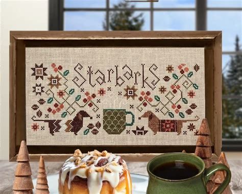 Starbarks Cross Stitch Kit By Paulette Stewart Of Plum Street Sam The