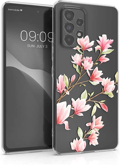 KWmobile Slim Fit Gel Case Magnolia 58384 01 Θήκη Σιλικόνης Διάφανη