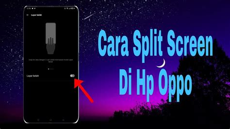 Cara Split Screen Di Hp Oppo YouTube