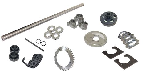 Drift Trike 1 1 4 Tubular Axle Kit With Clutch 40 Chain 334300