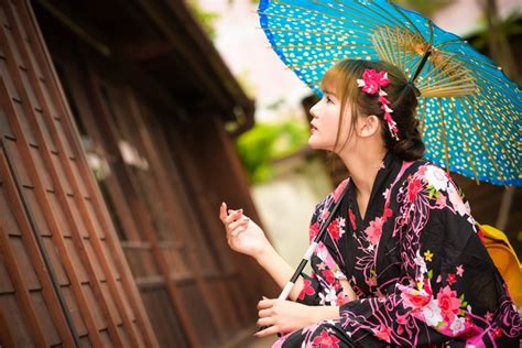 4K Asian Umbrella Hands Side Kimono HD Wallpaper Rare Gallery