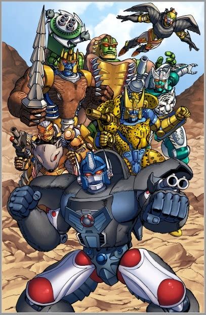 Transformers Beast wars Season 1 Maximals. (Print) – Unreal Books