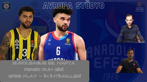 Avrupa Stüdyo Zalgiris Kaunas Fenerbahçe Beko Anadolu Efes