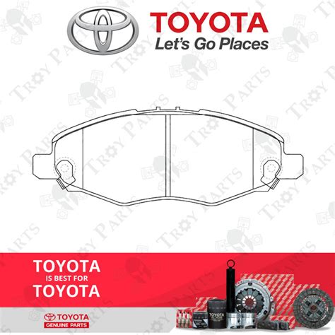 Original Toyota Front Brake Pad 04465 0K040 For Innova Indonesia Spec